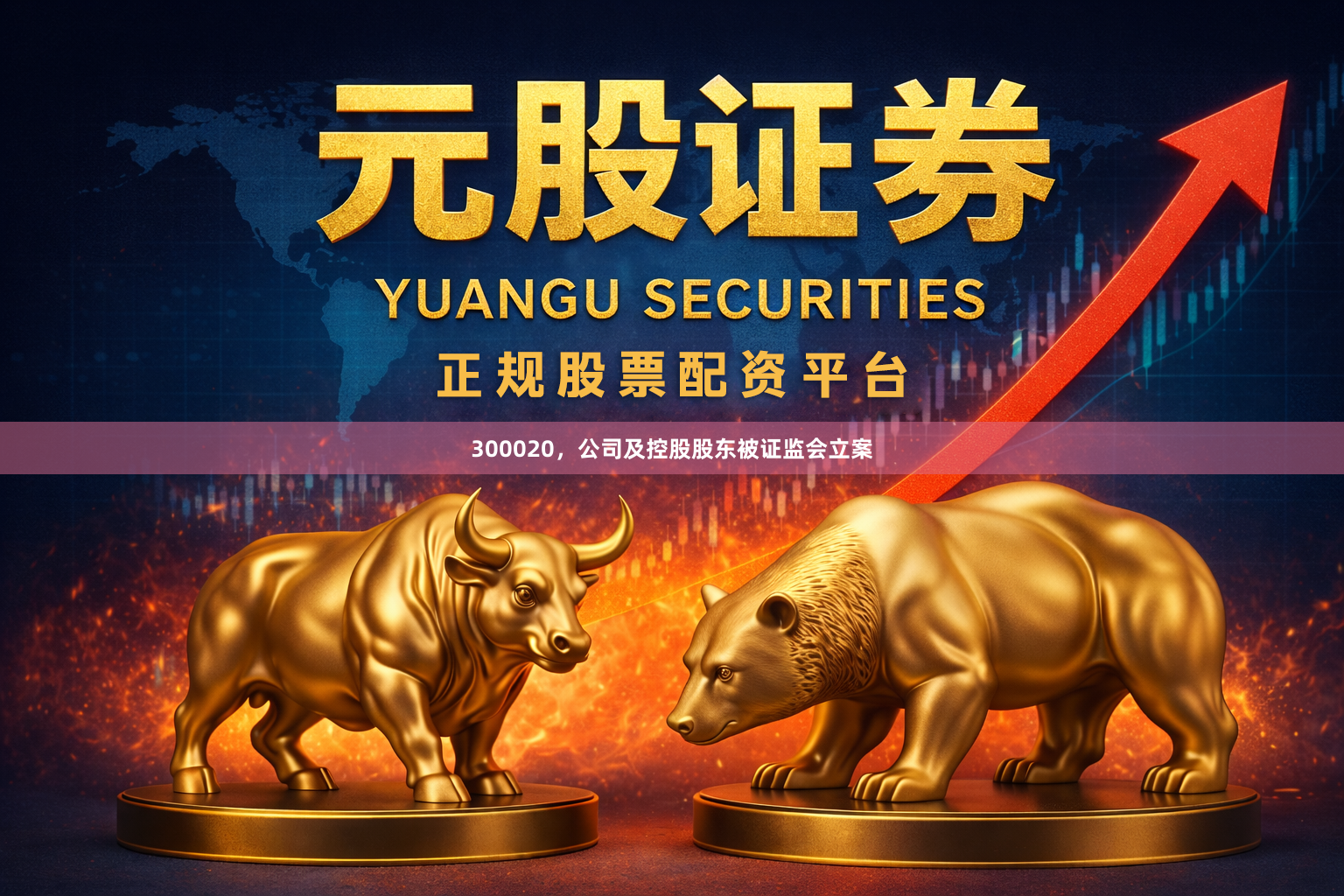 300020，公司及控股股东被证监会立案